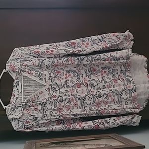 Flower printed shirt